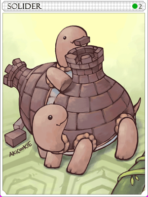 Solider Card illustration