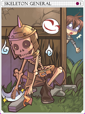 Skeleton General Card illustration