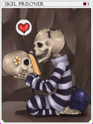 Skeleton Prisoner Card illustration