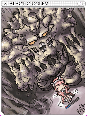 Stalactic Golem Card illustration