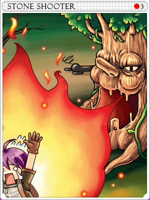 Stone Shooter Card illustration