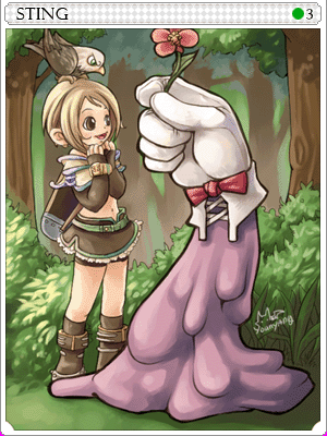 Sting Card illustration
