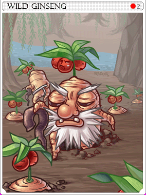 Hermit Plant Card illustration