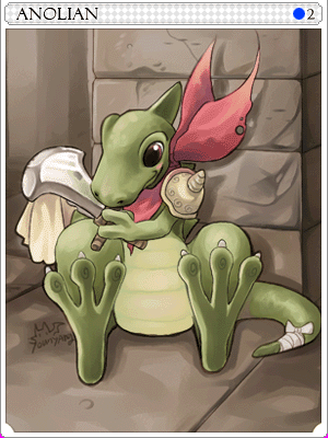 Anolian Card illustration