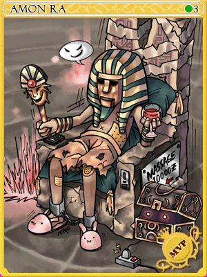 Amon Ra Card illustration