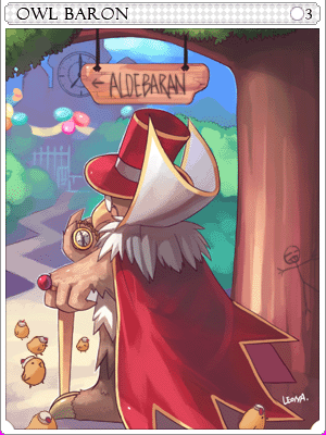 Owl Baron Card illustration