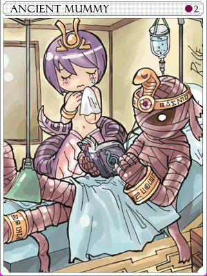 Ancient Mummy Card illustration