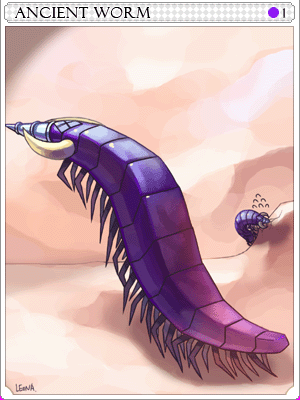 Ancient Worm Card illustration