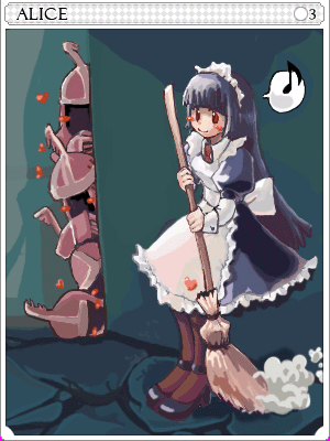 Alice Card illustration
