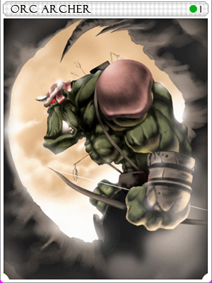 Orc Archer Card illustration