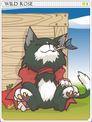 Wild Rose Card illustration