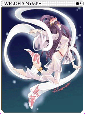 Evil Nymph Card illustration