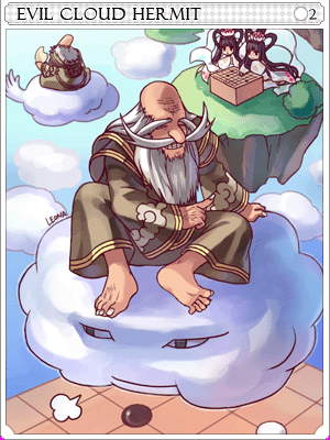 Cloud Hermit Card illustration
