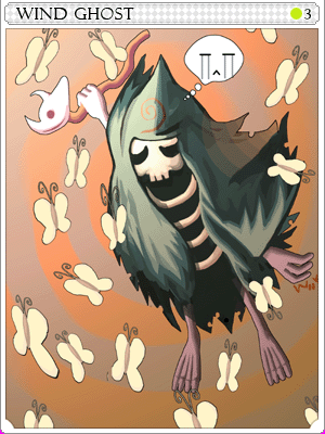 Wind Ghost Card illustration
