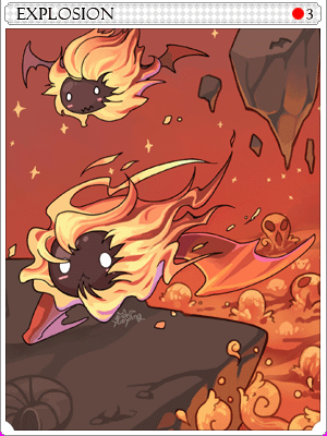 Explosion Card illustration