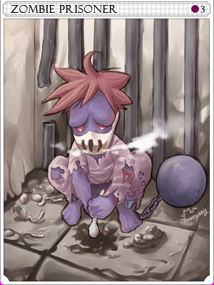 Zombie Prisoner Card illustration