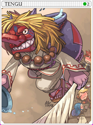 Tengu Card illustration
