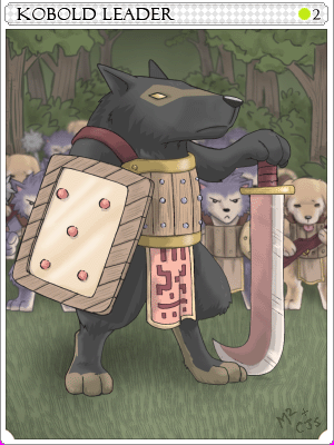 Kobold Leader Card illustration