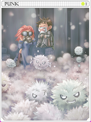Punk Card illustration