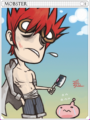 Mobster Card illustration