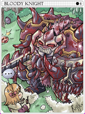 Bloody Knight Card illustration