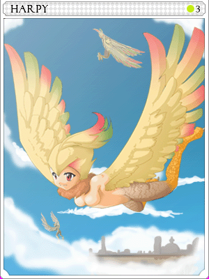 Harpy Card illustration