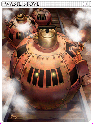 Waste Stove Card illustration