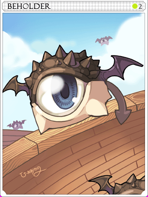 Beholder Card illustration
