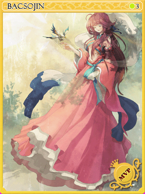 White Lady Card illustration