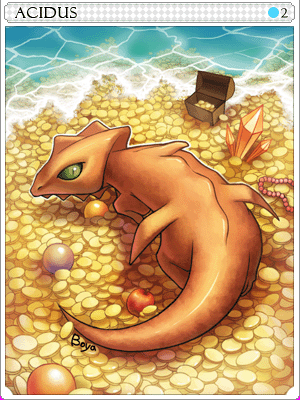 Gold Acidus Card illustration