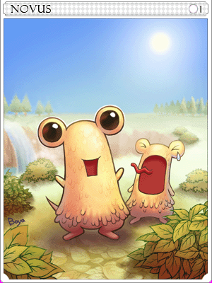 Yellow Novus Card illustration