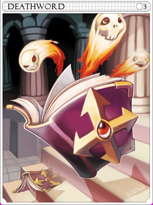 Death Word Card illustration