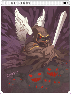 Baroness of Retribution Card illustration