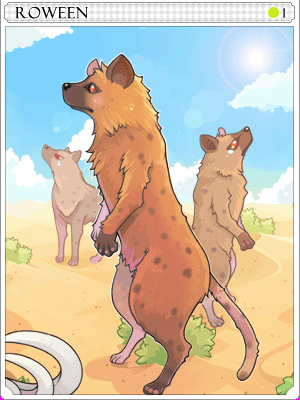 Roween Card illustration