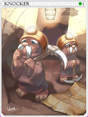 Knocker Card illustration