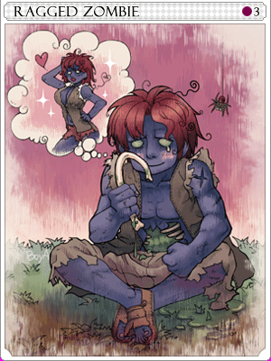 Ragged Zombie Card illustration
