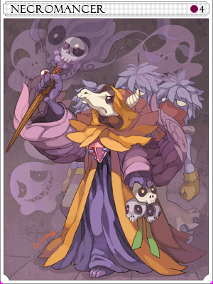 Necromancer Card illustration