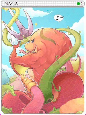 Naga Card illustration