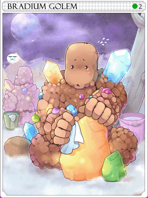 Bradium Golem Card illustration