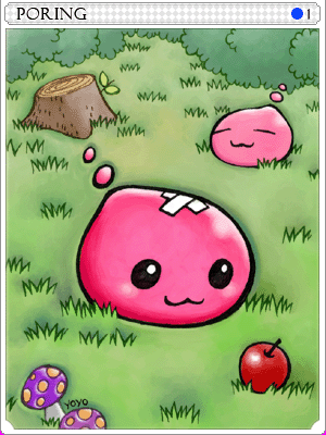 Novice Poring Card illustration