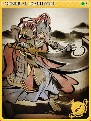 General Daehyon Card illustration