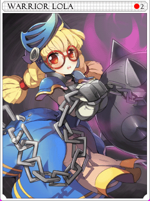 Warrior Lola Card illustration
