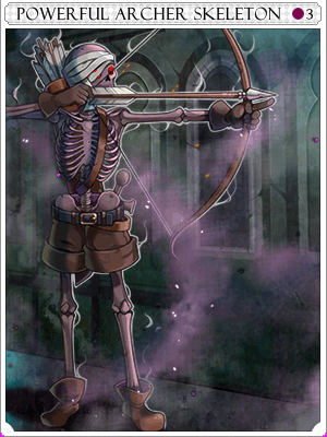Powerful Archer Skeleton Card illustration