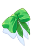 Costume Green Ribbon