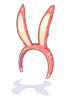 Costume Red Bunny Band