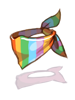 Costume Rainbow Scarf