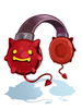 Costume Diabolic Headphone