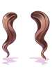 Costume Twin Ponytail (Black)