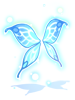 Costume Fairy Blue Wings