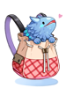 Costume Blue Pitaya Backpack